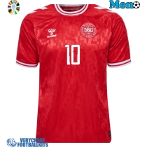 Denmark Christian Eriksen #10 Replica Home Shirt Euro 2024 Short Sleeve